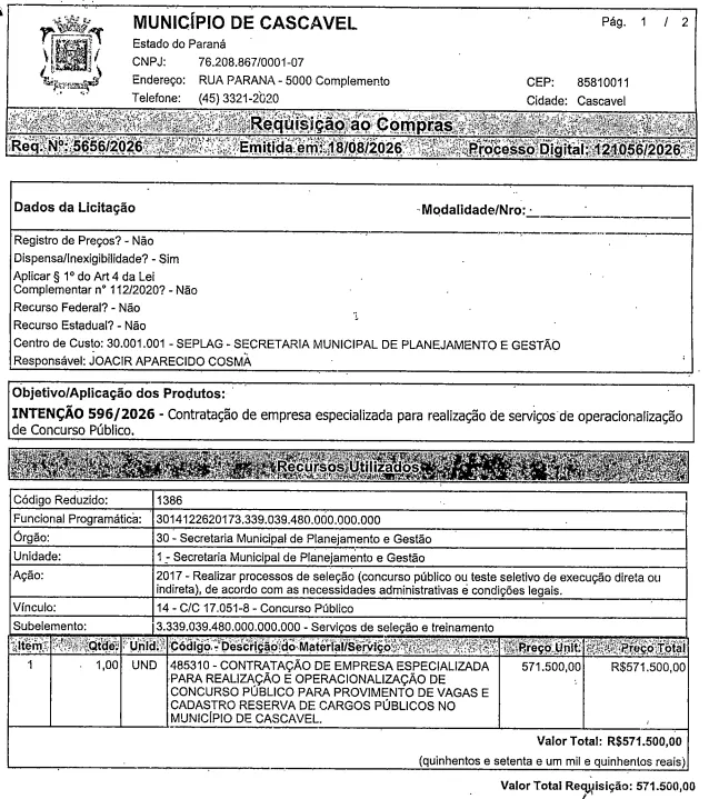 Estudo Técnico Preliminar