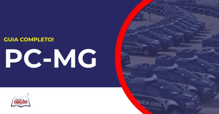 Viaturas PC MG. Concurso PC MG Administrativo