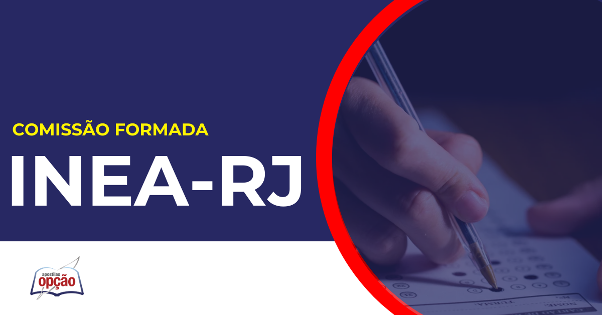 Pessoa preenchendo gabarito concurso Inea RJ.