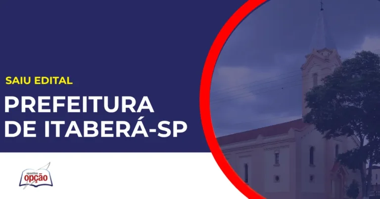 Igreja matriz da cidade de Itaberá em SP. Concurso Prefeitura de Itaberá.