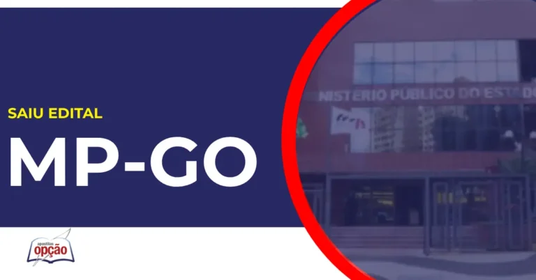 Fachada do Ministério público do Estado de Goiás, onde os candidatos do concurso MP GO vão trabalhar.