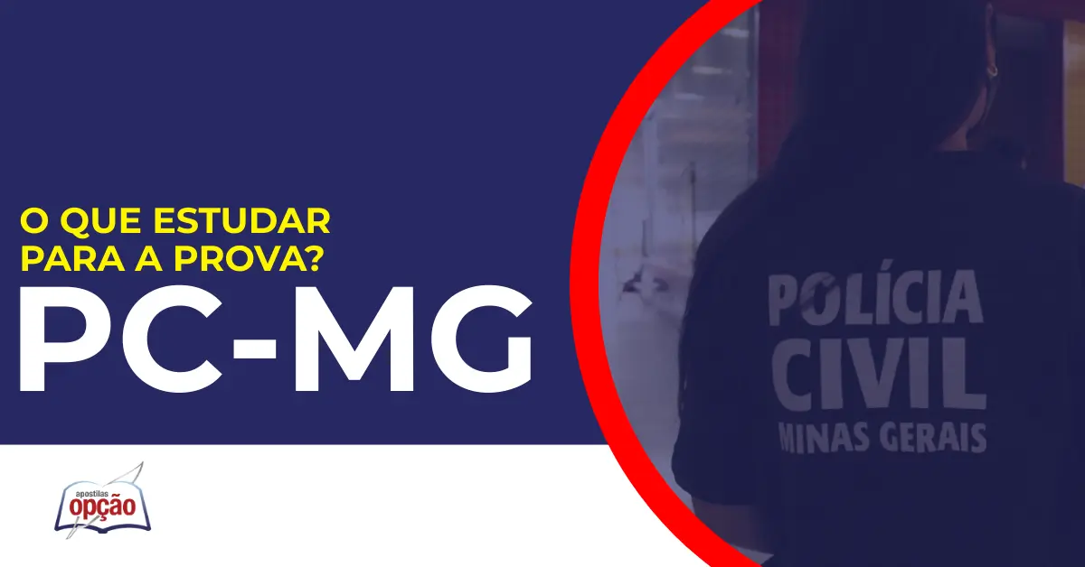 Policial Civil do Estado de Minas Gerais. Prova da PC MG.