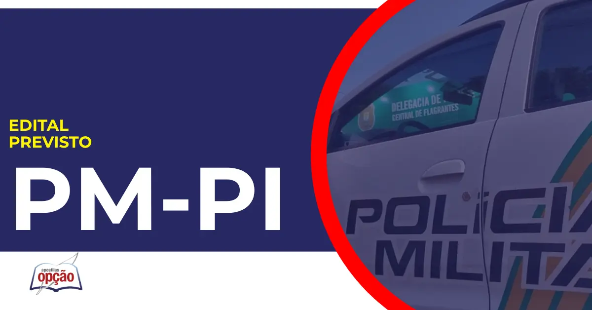 Viatura PM PI em frente a Delegacia Central do Piauí. Concurso PM PI.