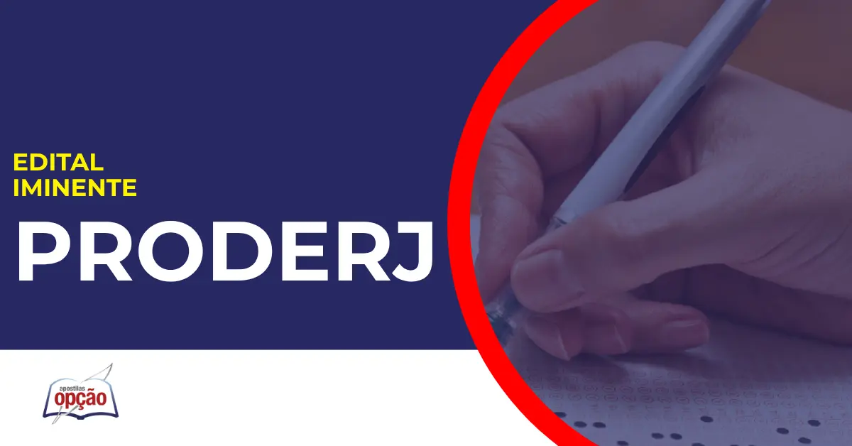 Pessoa preenchendo gabarito concurso Proderj.