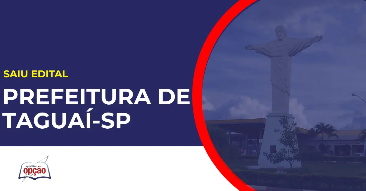 Réplica da estátua Cristo Redentor, na cidade de de Taguaí em São Paulo. Concurso Prefeitura de Taguaí