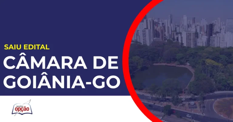 Cidade de Goiânia localizada no estado de Goiás. Concurso Câmara de Goiânia.