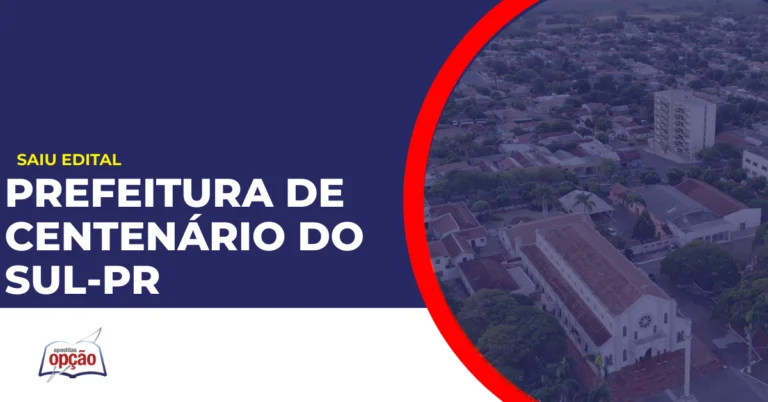Cidade de Centenário do Sul. concurso Prefeitura de Centenário do Sul
