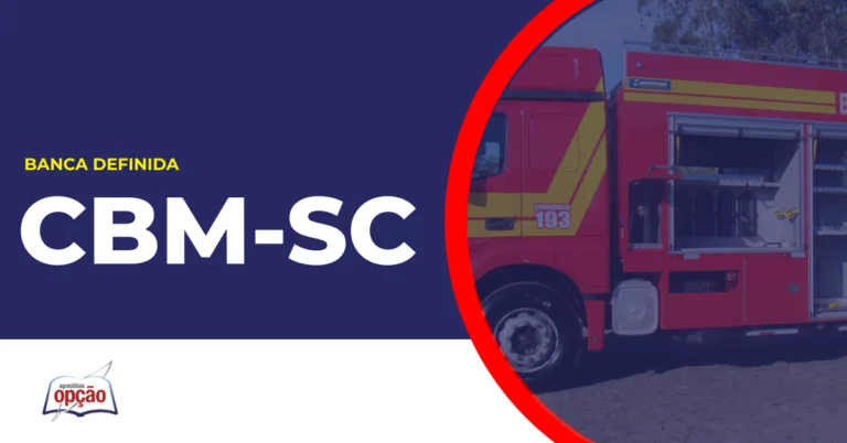 Caminhão Corpo de Bombeiros Militares do estado de Santa Catarina. Concurso Bombeiros SC.