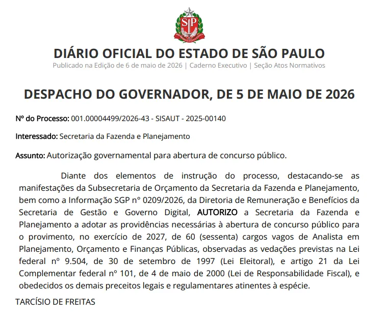 Concurso Sefaz SP