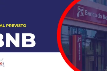 Imagem com fundo azul divulgando o Concurso BNB