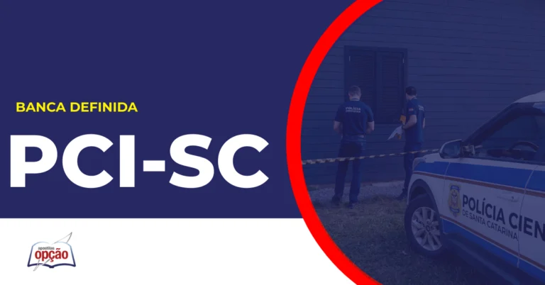 Viatura PCI SC. Concurso Polícia Cientifica SC