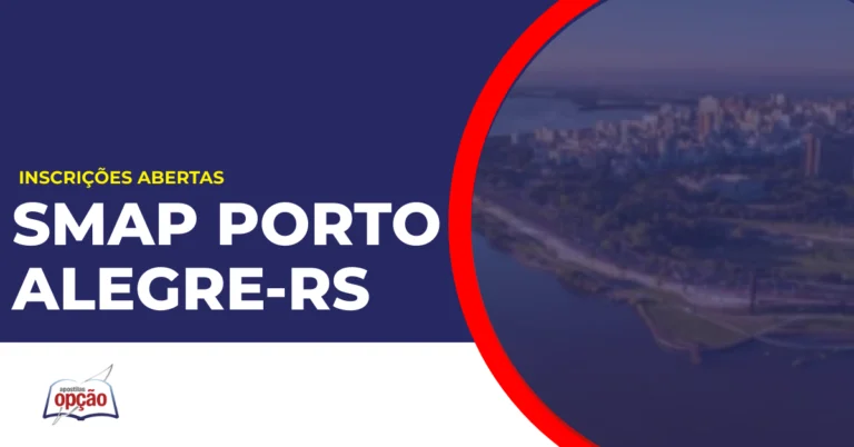 Cidade de Porto Alegre no estado do Rio Grande do Sul. Concurso SMAP Porto Alegre RS.