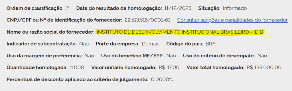 Contrato banca organizadora do concurso Bombeiros SC