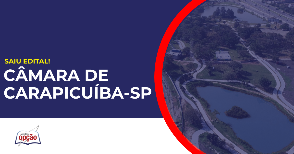 Cidade de Carapicuíba no estado de São Paulo. Concurso Câmara de Carapicuíba