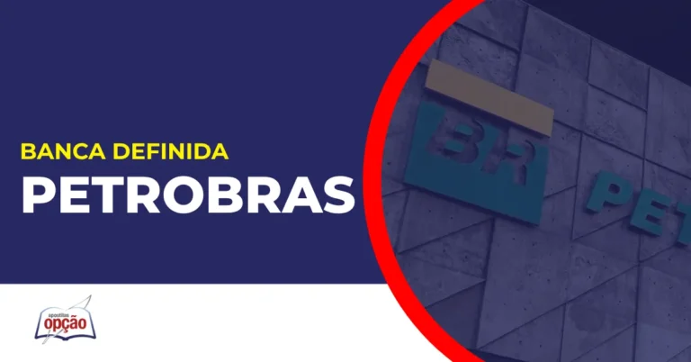 Imagem com fundo azul divulgando o Concurso Petrobras 2026