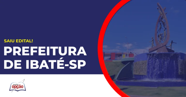 Cidade de Ibaté no estado de São Paulo. Concurso Prefeitura de Ibaté