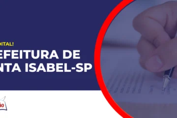 Pessoa preenchendo gabarito concurso Prefeitura de Santa Isabel