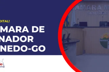 Sede Câmara de Senador Canedo, no estado de Goiás. Concurso Câmara de Senador Canedo