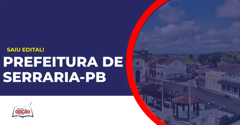 Cidade de Serraria no estado da Paraíba. Concurso Prefeitura de Serraria
