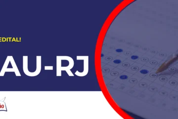 Pessoa preenchendo gabarito do concurso CAU RJ