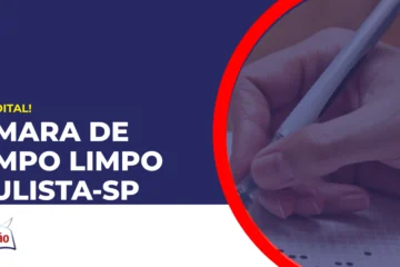 Pessoa preenchendo gabarito concurso Câmara de Campo Limpo Paulista