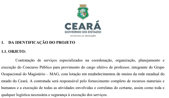 Concurso Seduc CE: Iniciada a escolha da banca para 2 mil vagas!