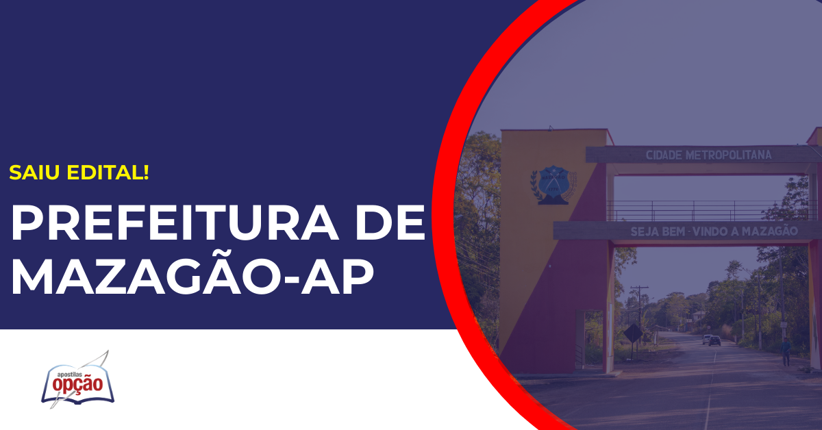 Entrada da cidade de Mazagão no estado do Amapá. Concurso Prefeitura de Mazagão