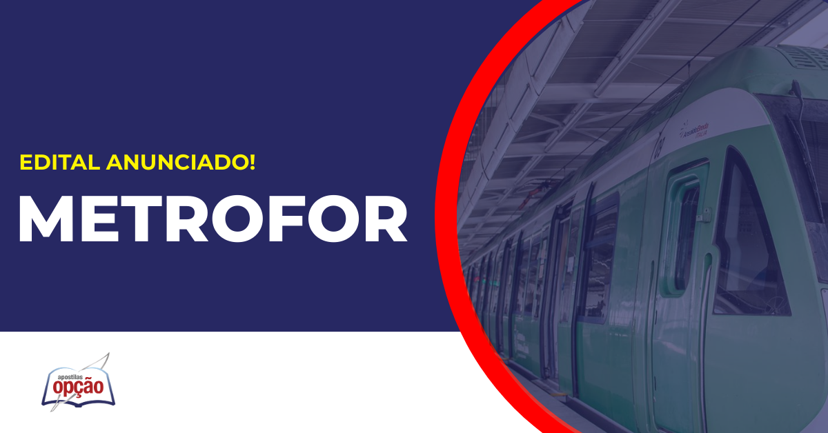 Veículo Leve sobre Trilhos (VLT) operado pela Companhia Cearense de Transportes Metropolitanos (Metrofor) em Fortaleza. Concurso Metrofor