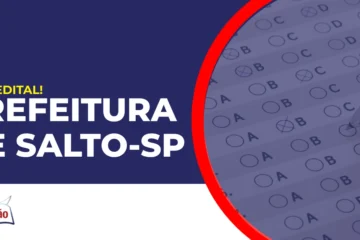 Pessoa preenchendo gabarito do concurso Prefeitura de Salto SP