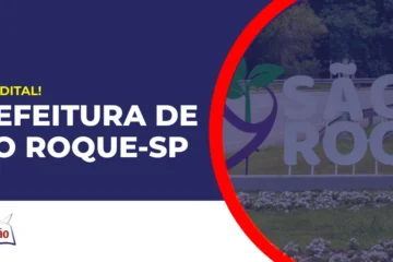 Entrada da cidade de São Roque no estado de São Paulo. Concurso Prefeitura de São Roque