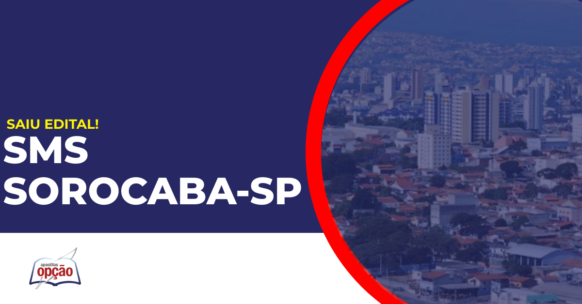 Cidade de Sorocaba no estado de São Paulo. Concurso SMS Sorocaba