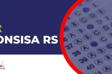 Imagem com fundo azul divulgando o Concurso CONSISA RS