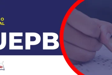 Imagem com fundo azul divulgando o Concurso UEPB