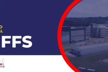 imagem com fundo azul divulgando o concurso Uffs