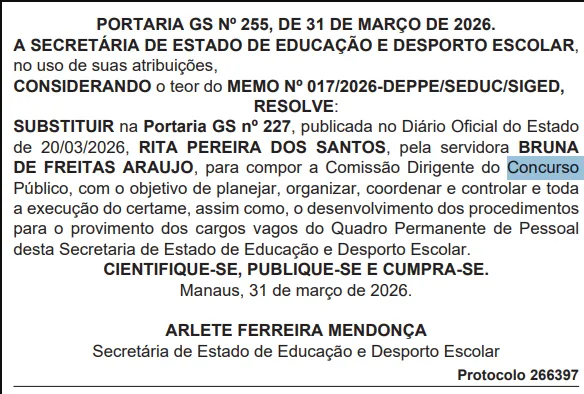 Comissão organizadora