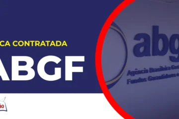 Imagem com fundo azul divulgando o Concurso ABGF