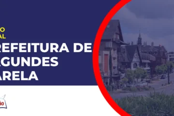 Imagem com fundo azul divulgando o Concurso Prefeitura de Fagundes Varela