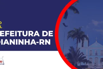 Imagem com fundo azul divulgando o Concurso Prefeitura de Goianinha RN