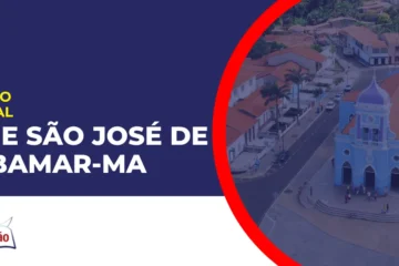 Imagem com fundo azul divulgando o Concurso SME São José de Ribamar MA