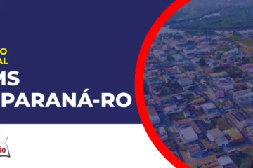 Imagem com fundo azul divulgando o Concurso SMS Ji-Paraná RO