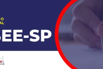 Imagem com fundo azul divulgando o PSS SEE SP 2026