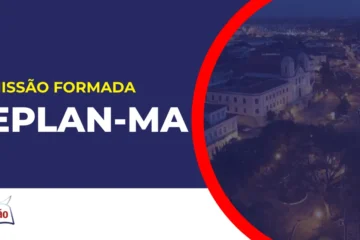 Imagem com fundo azul divulgando o Concurso Seplan MA 2026