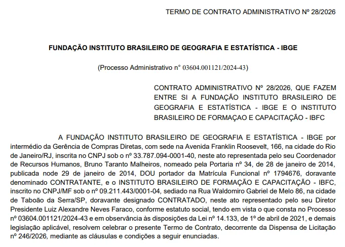 Concurso IBGE 2026: Bancas contratadas para 36 mil vagas!
