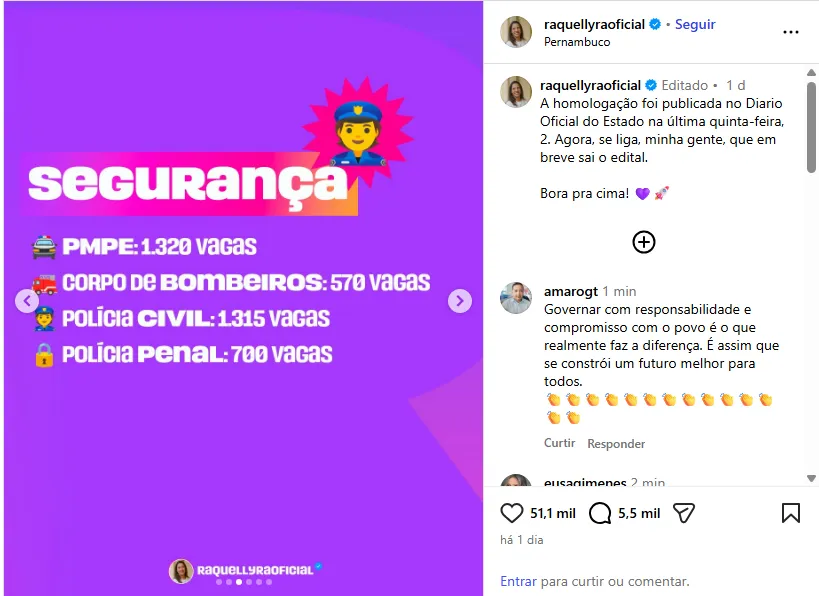 Concurso Bombeiros PE 2026