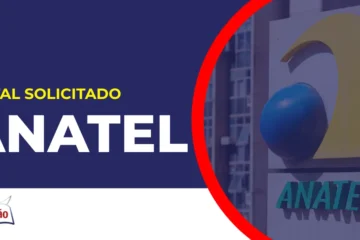 Imagem com fundo azul divulgando o Concurso Anatel