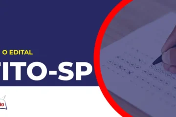 Imagem com fundo azul divulgando o Concurso FITO SP