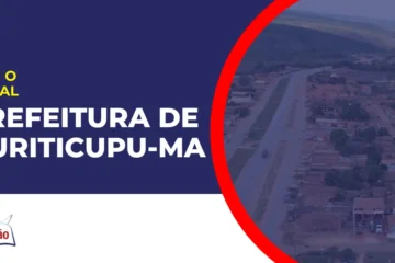 Imagem com fundo azul divulgando o Concurso Prefeitura de Buriticupu