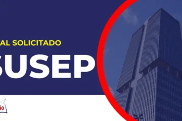 Imagem com fundo azul divulgando o Concurso Susep