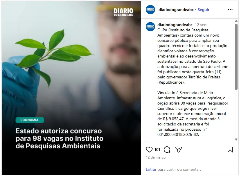 Concurso IPA SP