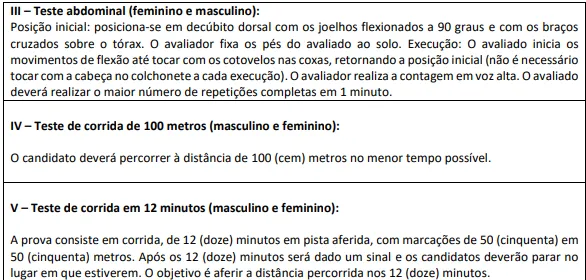 Teste de Aptidão Física (TAF) - Concurso Guarda de Sobral CE